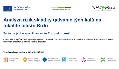 Analýza rizik skládky galvanických kalů na lokalitě letiště Brdo